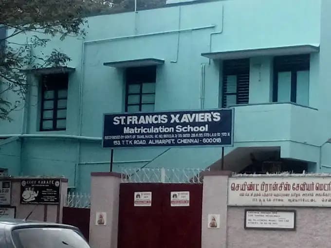 St. Francis Xaviers Matriculation School St. Francis Xaviers Matriculation School